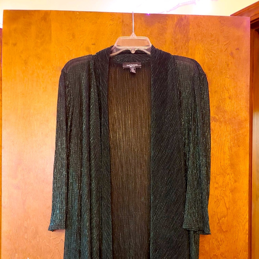 R&M Richards Sheer Cardigan size 16w
